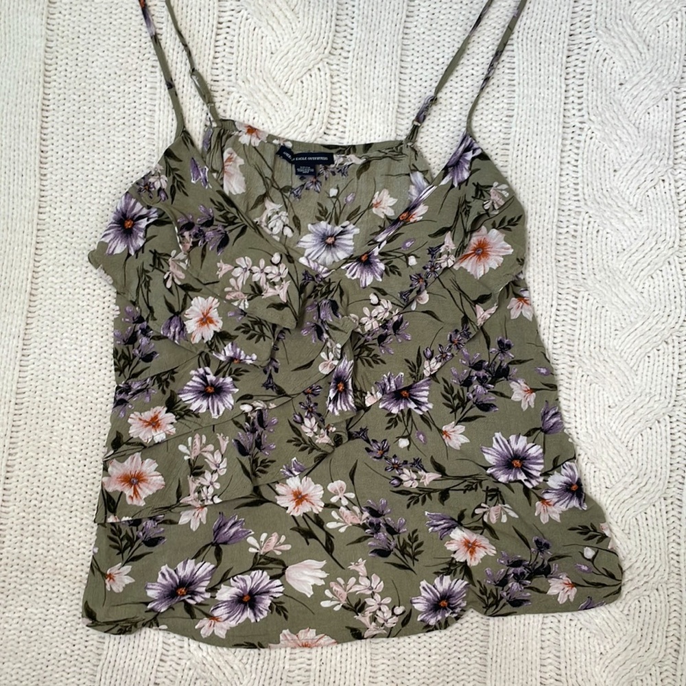 American Eagle Tank-Top 💚💜